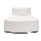 Configurazione Modulare 4 PC in LeatherSoft per Reception con Schienale & Sedile Tesi - 105L x 25.25 - 52.5P x 27A