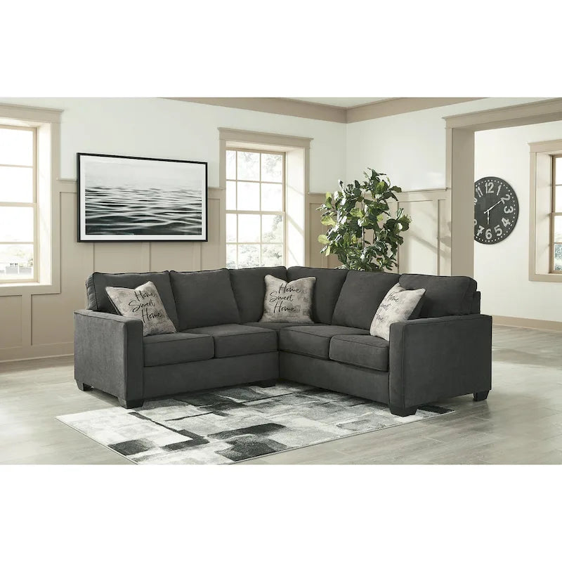 Signature Design by Ashley Lucina 2-Piece Sectional - 94W x 93D x 38H