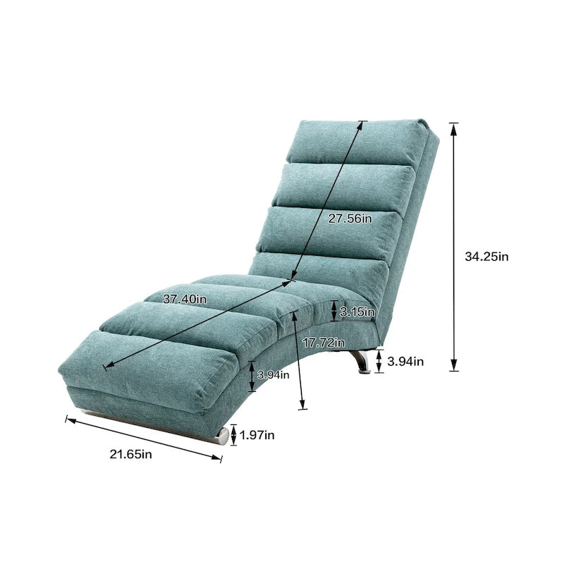 Chaise Longue Moderna da Interno, Sdraio Lunga