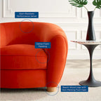 Abundant Performance Velvet Armchair