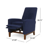 Kalstrom Upholstered Pushback Recliner by Christopher Knight Home