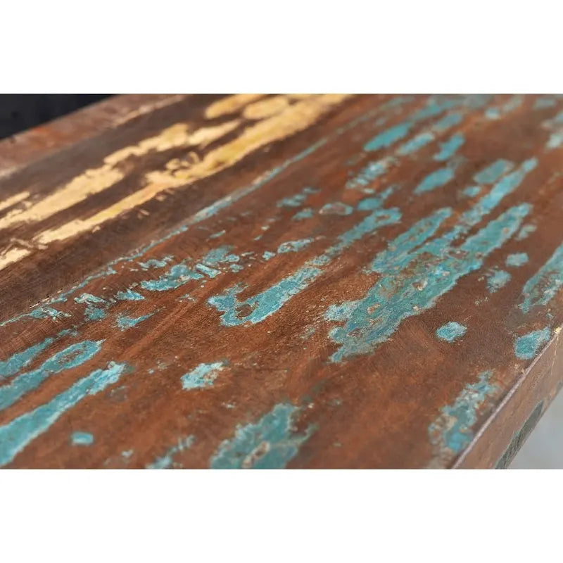 Reclaimed Wood Bench with Metal Legs - 3 Sizes