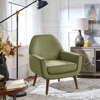 Mid-Century Velvet Arm Chair