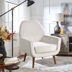 Poltrona in velluto Mid-Century