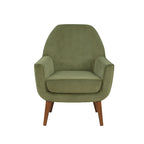 Poltrona in velluto Mid-Century