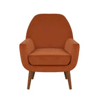 Poltrona in velluto Mid-Century