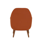 Poltrona in velluto Mid-Century