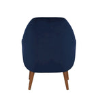 Poltrona in velluto Mid-Century