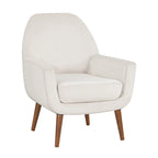 Poltrona in velluto Mid-Century