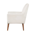 Poltrona in velluto Mid-Century