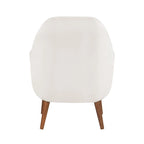 Poltrona in velluto Mid-Century