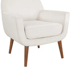 Poltrona in velluto Mid-Century