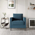 CraftPorch Contemporary Minimalist Linen Upholstered 3-Piece Living Room Set