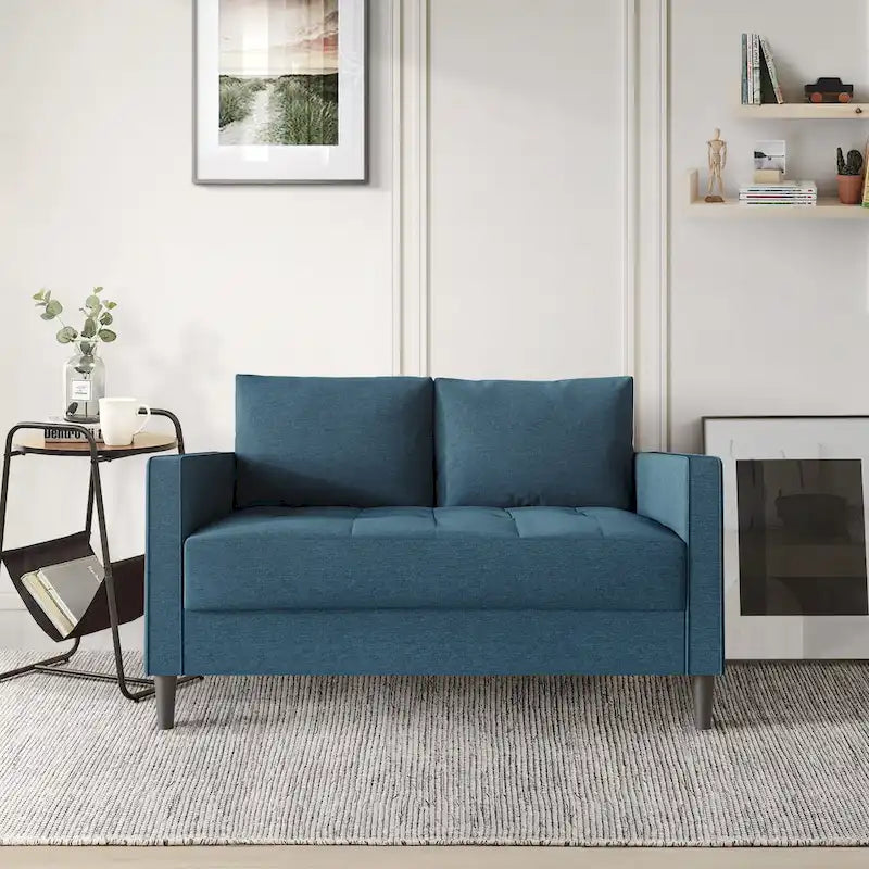 CraftPorch Contemporary Minimalist Linen Upholstered 3-Piece Living Room Set