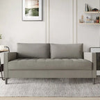 CraftPorch Contemporary Minimalist Linen Upholstered 3-Piece Living Room Set