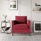 CraftPorch Contemporary Minimalist Linen Upholstered 3-Piece Living Room Set