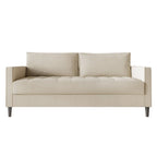 CraftPorch Contemporary Minimalist Linen Upholstered 3-Piece Living Room Set