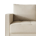 CraftPorch Contemporary Minimalist Linen Upholstered 3-Piece Living Room Set