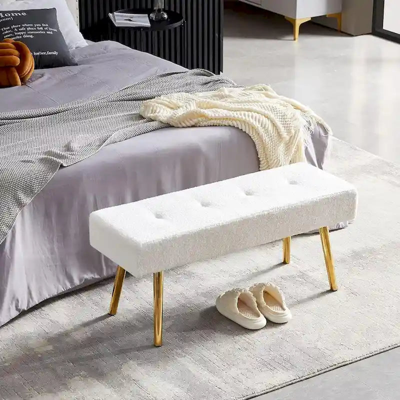 Howtai Upholstered Bench for bedroom, entryway, dining room