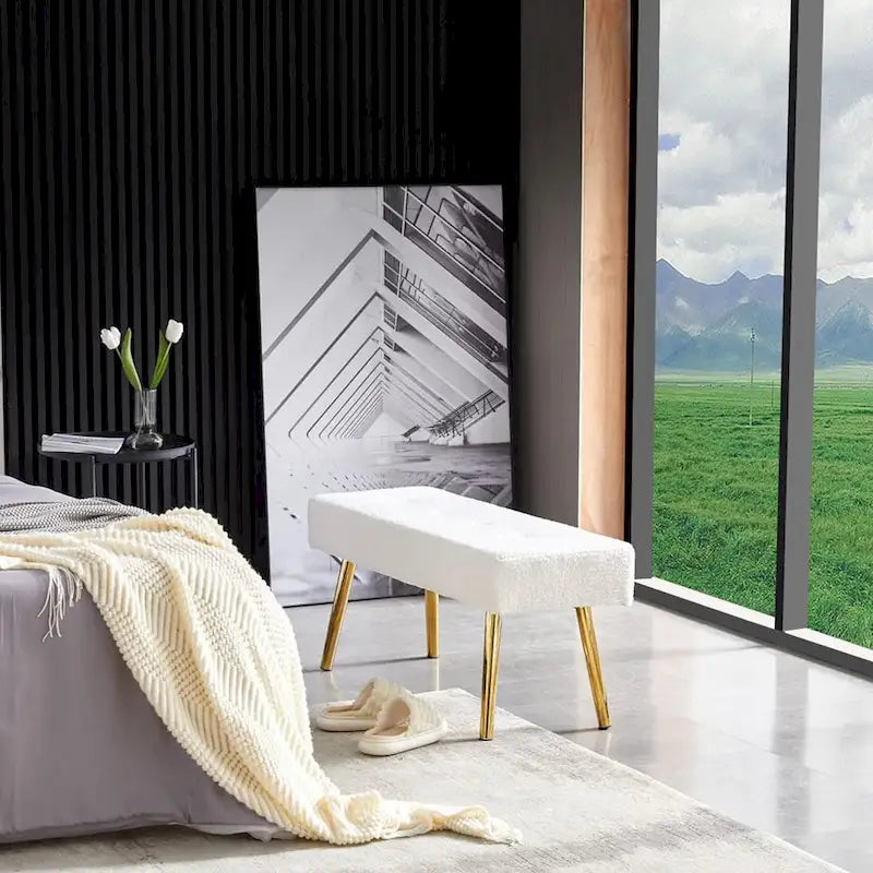 Howtai Upholstered Bench for bedroom, entryway, dining room