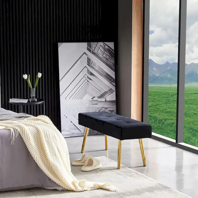 Howtai Upholstered Bench for bedroom, entryway, dining room