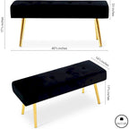 Howtai Upholstered Bench for bedroom, entryway, dining room