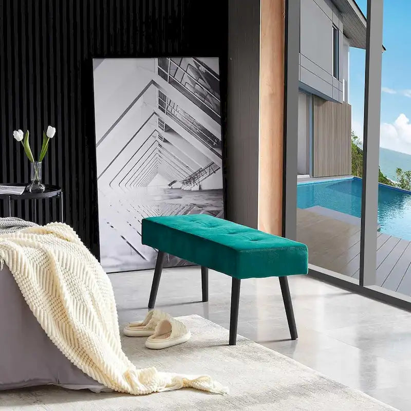 Howtai Upholstered Bench for bedroom, entryway, dining room