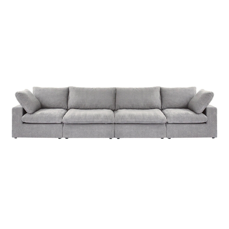 4-Seater Modular Sectional Couches for Living Room, Modern Modular Convertible Sofa Couch