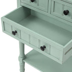 Consolle Colby a 3 cassetti con ripiano inferiore
