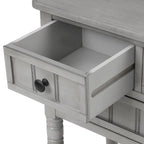 Consolle Colby a 3 cassetti con ripiano inferiore