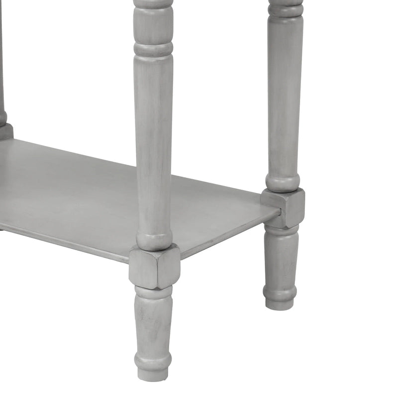 Consolle Colby a 3 cassetti con ripiano inferiore