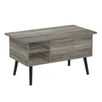 Furinno Jensen Lift Top Coffee Table With Wooden Leg