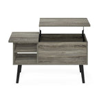 Furinno Jensen Lift Top Coffee Table With Wooden Leg