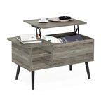 Furinno Jensen Lift Top Coffee Table With Wooden Leg