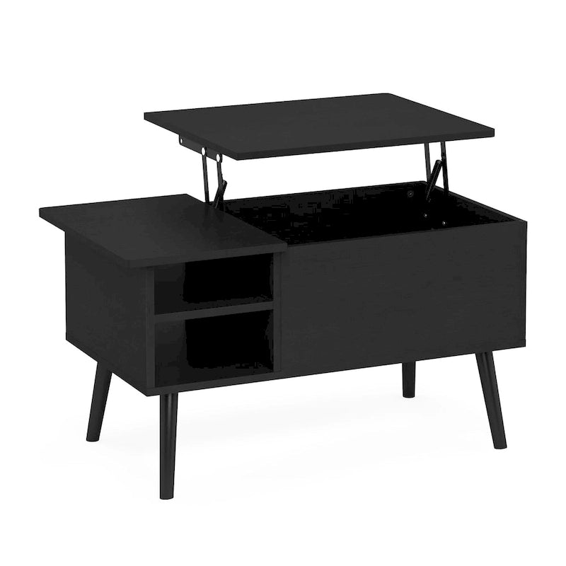 Furinno Jensen Lift Top Coffee Table With Wooden Leg