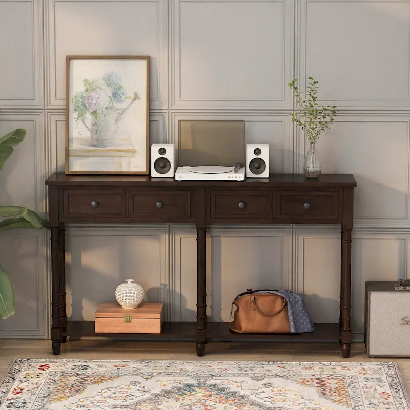 Console Table Sofa Table Easy Assembly