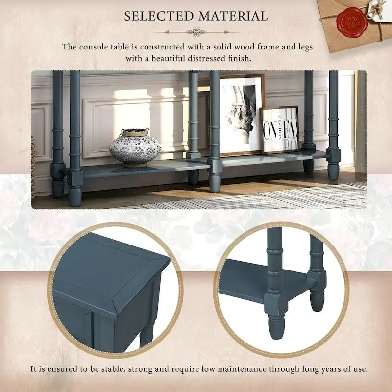 Console Table Sofa Table Easy Assembly