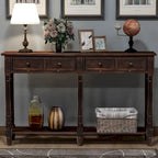 Console Table Sofa Table with Two Storage Drawers