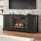 Bridgevine Home Topanga 68 inch Electric Fireplace TV Console for TVs up to 80 inches
