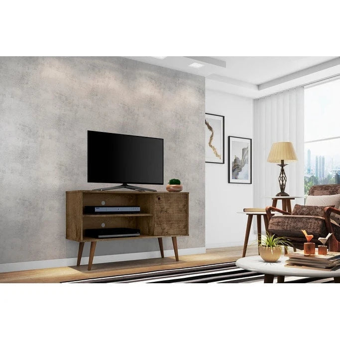Mobile TV a 2 ripiani Liberty Mid-century Modern