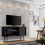 Mobile TV a 2 ripiani Liberty Mid-century Modern
