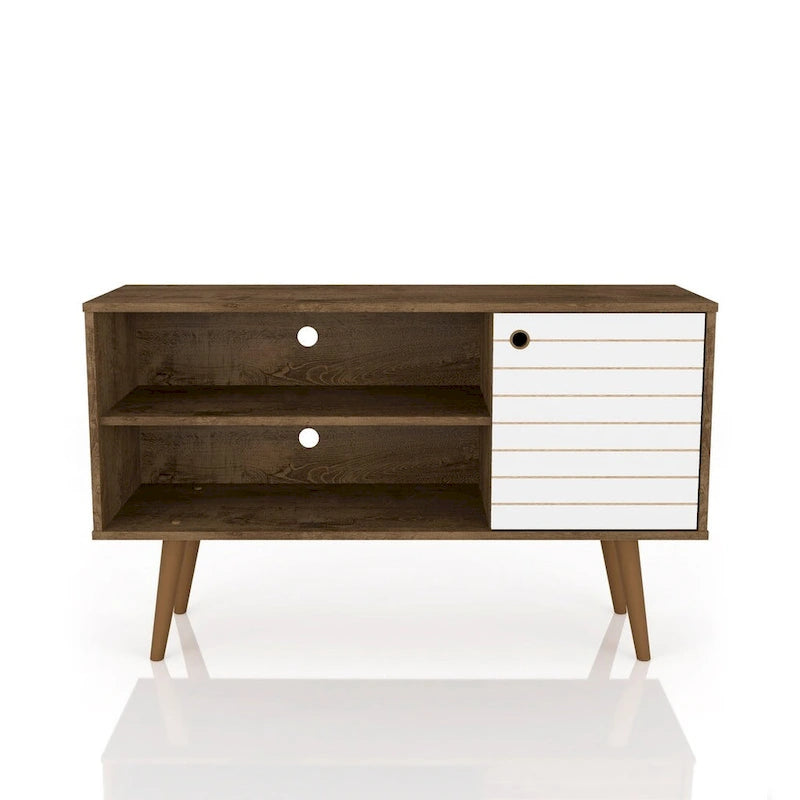 Mobile TV a 2 ripiani Liberty Mid-century Modern