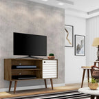 Mobile TV a 2 ripiani Liberty Mid-century Modern