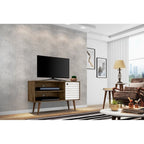 Mobile TV a 2 ripiani Liberty Mid-century Modern