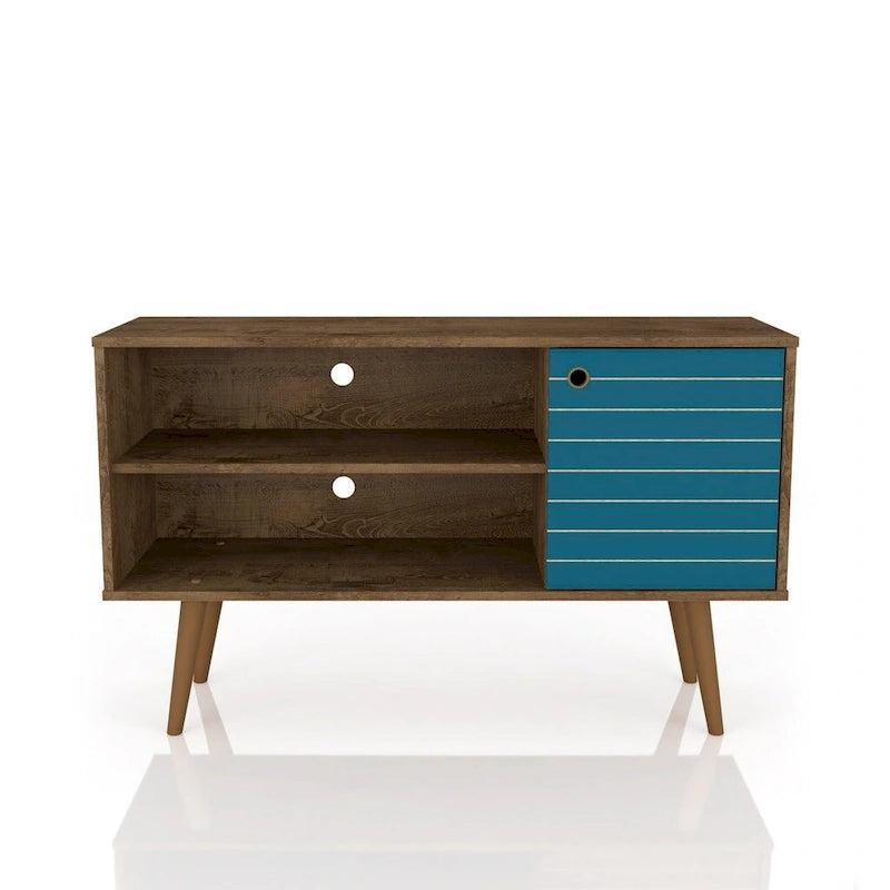 Mobile TV a 2 ripiani Liberty Mid-century Modern