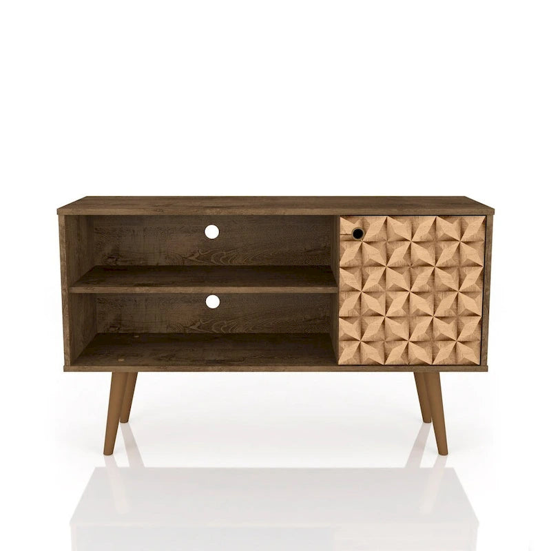 Mobile TV a 2 ripiani Liberty Mid-century Modern
