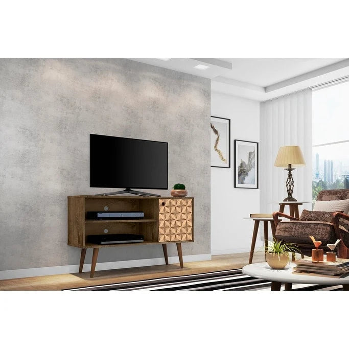 Mobile TV a 2 ripiani Liberty Mid-century Modern