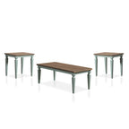 Nomara French Country 48-inch Solid Wood 3-Piece Coffee Table Set by Furniture of America