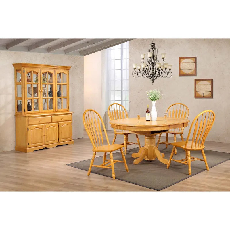 Oak Selections Side Chair (Set of 2) - 22L x 20.5W x 41H