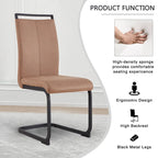 Modern Dining Chairs PU Faux Leather set of 4